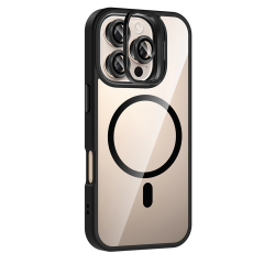Joko  İphone 16 Pro Max Remim Lensli Magsafe Standlı Kapak - Siyah