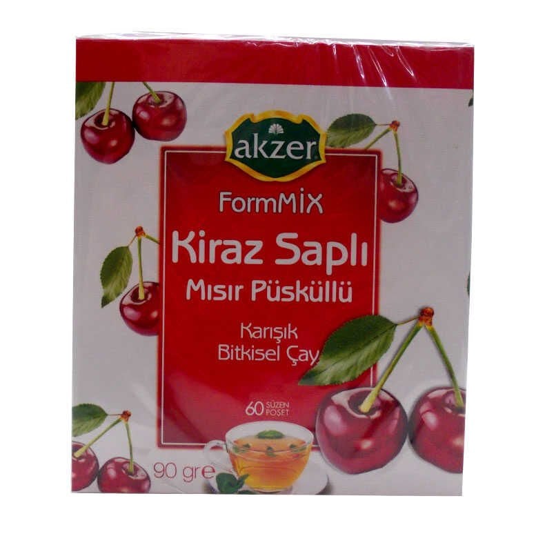Kiraz Saplı Mısır Püsküllü Bitkisel Çay 60 Süzen Poşet