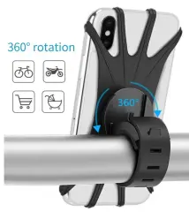 Silikon Esnek Bisiklet Telefon Tutucu