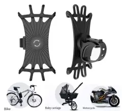 Silikon Esnek Bisiklet Telefon Tutucu