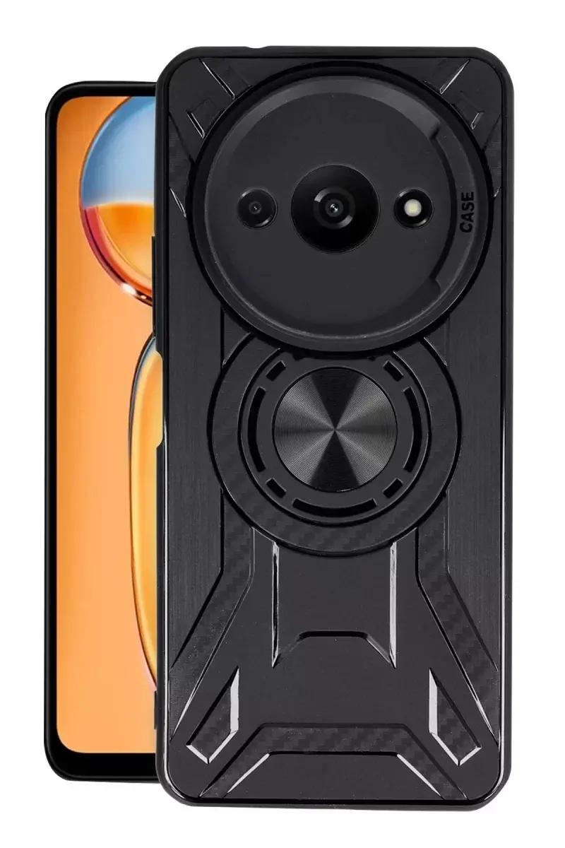 Newface Xiaomi Redmi A3 4g Kılıf Lincoln Silikon - Siyah