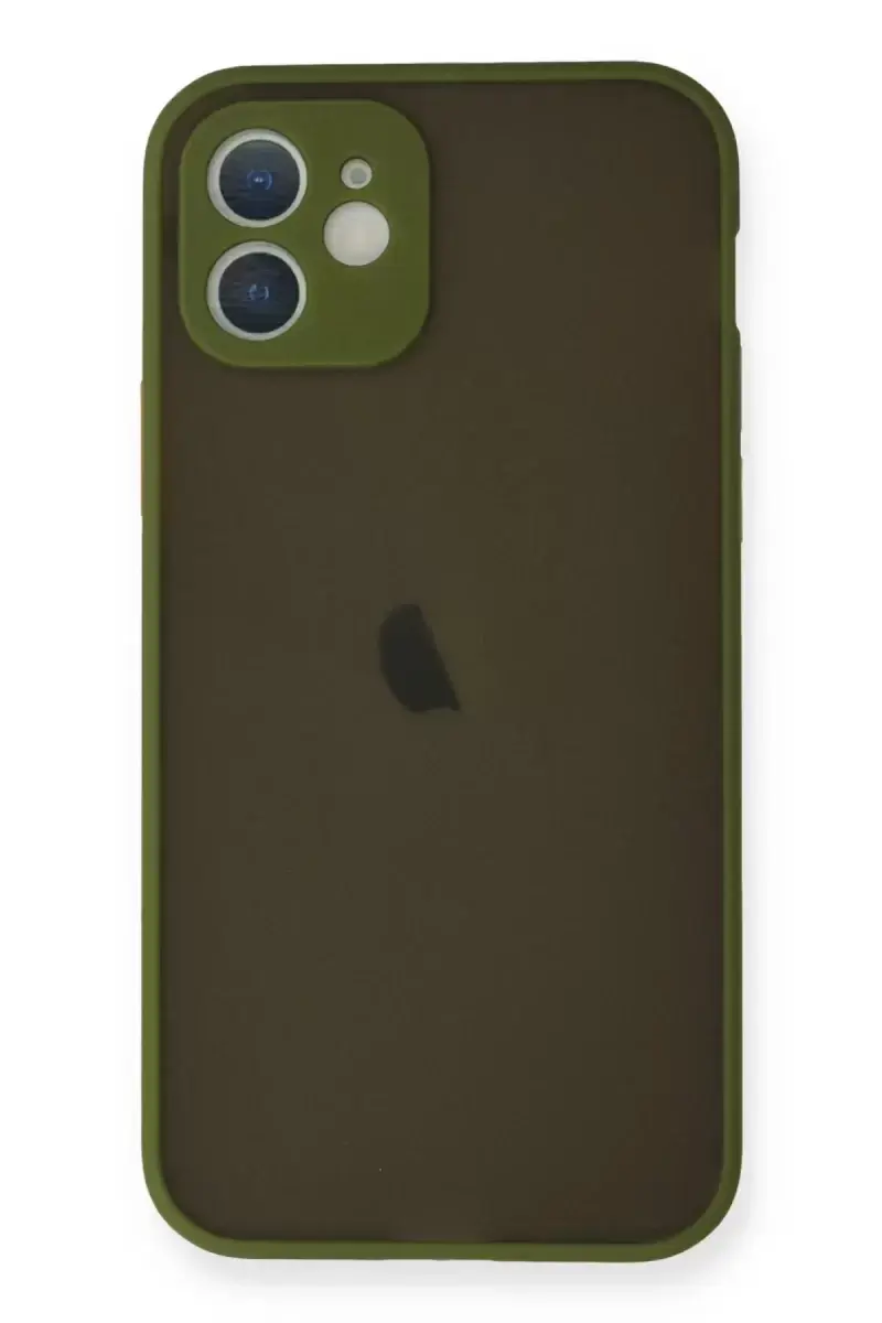 Newface Apple İphone 12 Mini Kılıf Montreal Silikon Kapak - Açık Yeşil