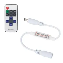 Powermaster Pm-4354 Rf Uzaktan Kumandalı Şerit Led Dimmer Kontrol Cihazı (5-24v 12a)
