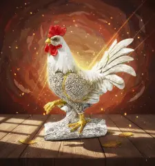 Özel Tasarım Polyester Horoz Figürü