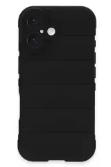 Newface İphone 16 Kılıf Optimum Silikon - Siyah