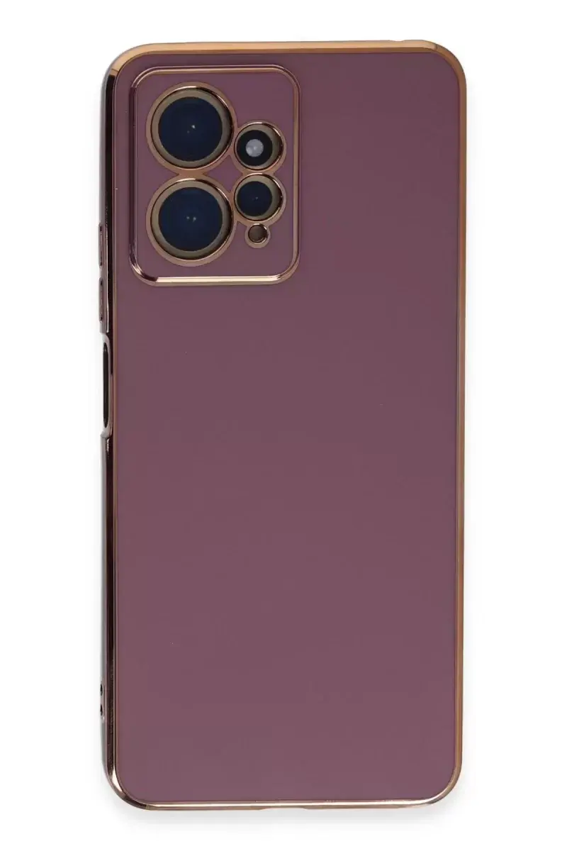 Newface Xiaomi Redmi Note 12 4g Kılıf Volet Silikon - Mor