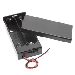 Powermaster  2'li Aa Kapaklı Switch'li Pil Yuvası (ıc-233c