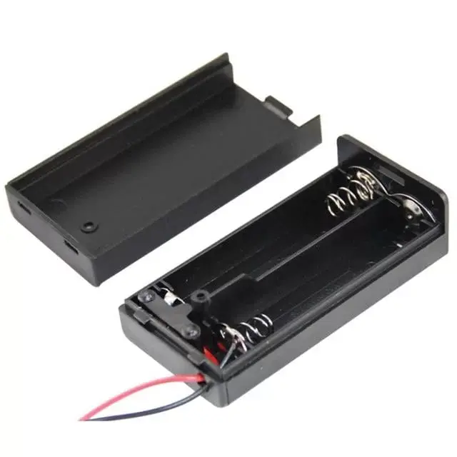 Powermaster  2'li Aa Kapaklı Switch'li Pil Yuvası (ıc-233c