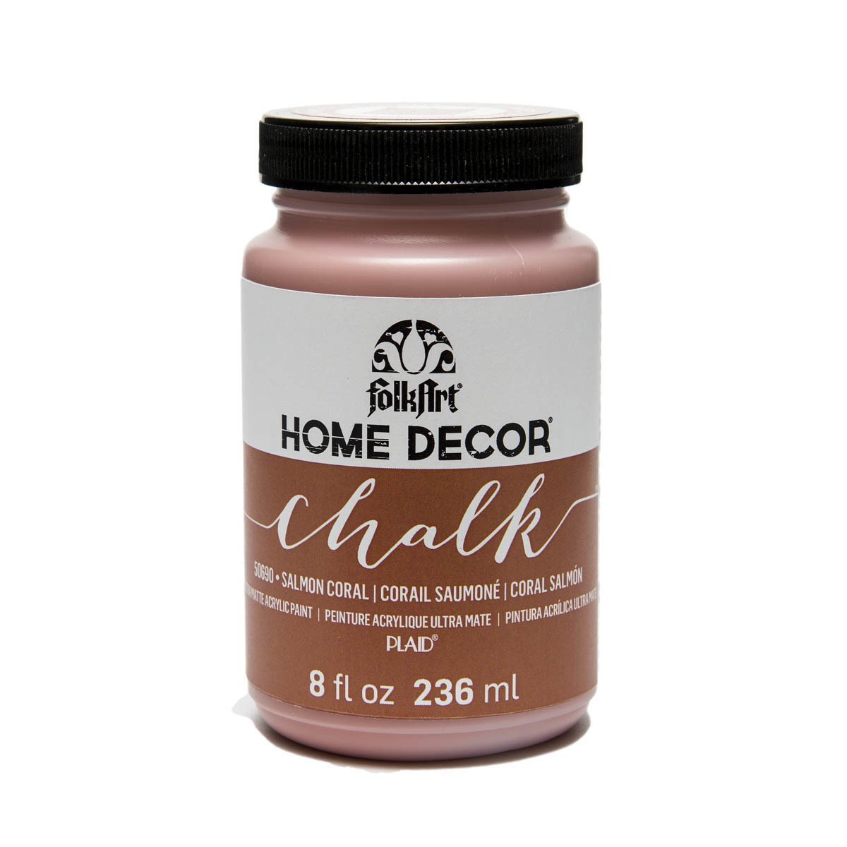 Folkart Chalk - Home Decor 236ml Salmon Coral