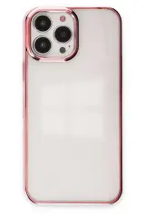 Newface İphone 13 Pro Kılıf Element Silikon - Pembe