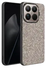 Onegif Xiaomi Mi 15t Pro Bright Simli Kapak - Gümüş