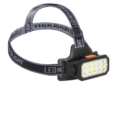 15 Ledli Sarı / Beyaz Şarjlı Kafa Lambası Watton Wt-652
