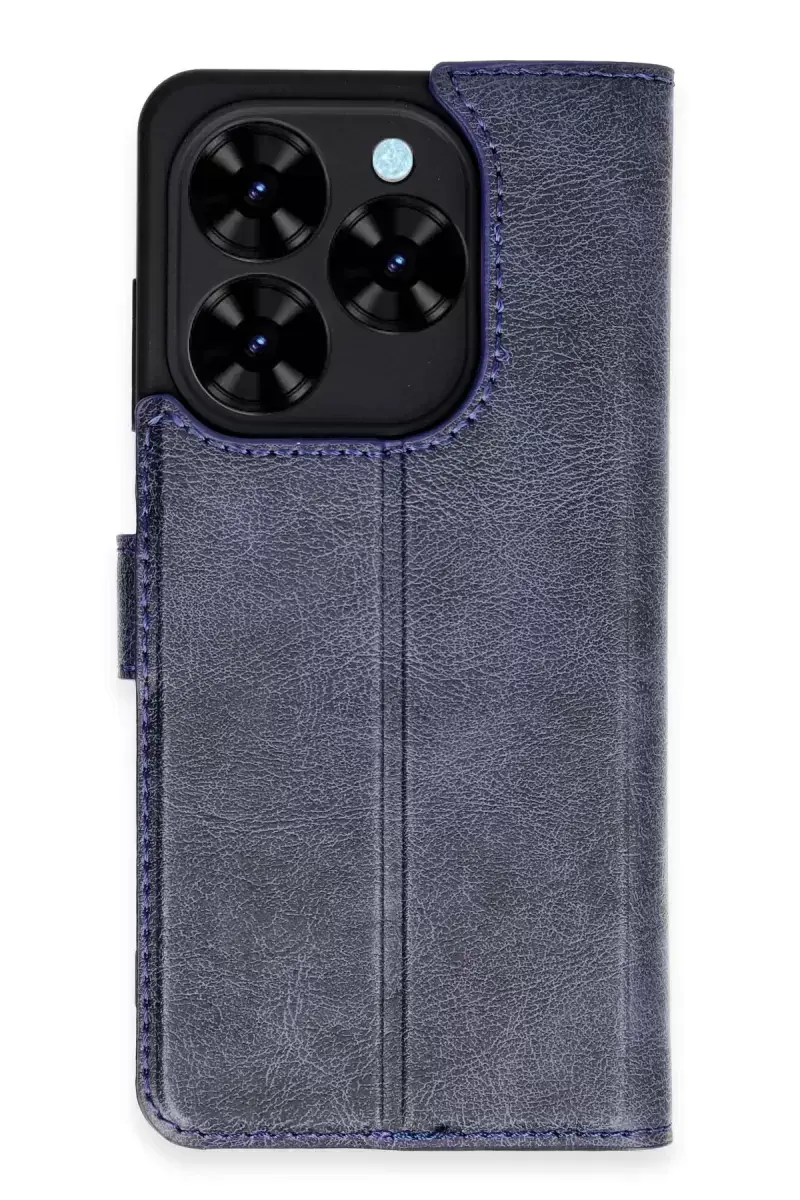 Newface Tecno Spark Go 2024 Kılıf Trend S Plus Kapaklı Kılıf - Lacivert