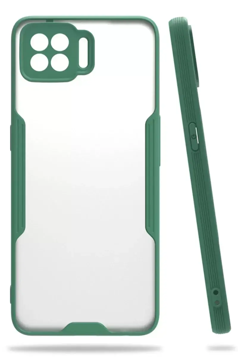 Newface Oppo A73 Kılıf Platin Silikon - Yeşil