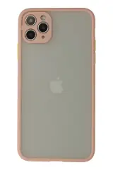 Newface Apple İphone 12 Pro Max Kılıf Montreal Silikon Kapak - Pembe