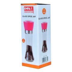 Tuz Karabiber Cam Değirmeni Uzun Siyah