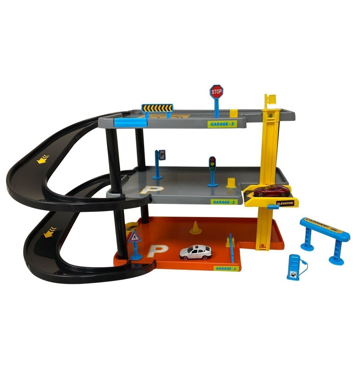 Mgs Oyuncak - Smart Wheels 3 Katlı Otopark Urt-13-5645