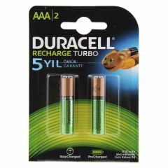 AAA Şarj Edilebilir İnce Kalem Pil - 1,2 Volt 900mAh- 2 Adet