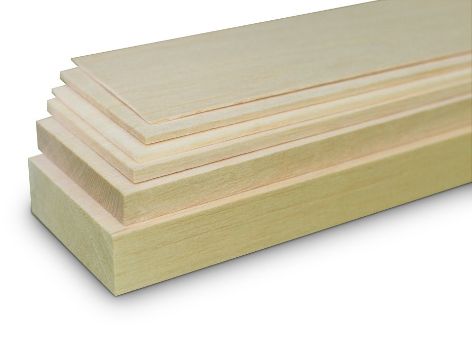 Balsa Levha 10x100cm - 1mm