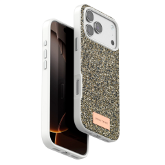 Onegif  İphone 17 Pro Max Bright Simli Kapak - Çöl Titanyum