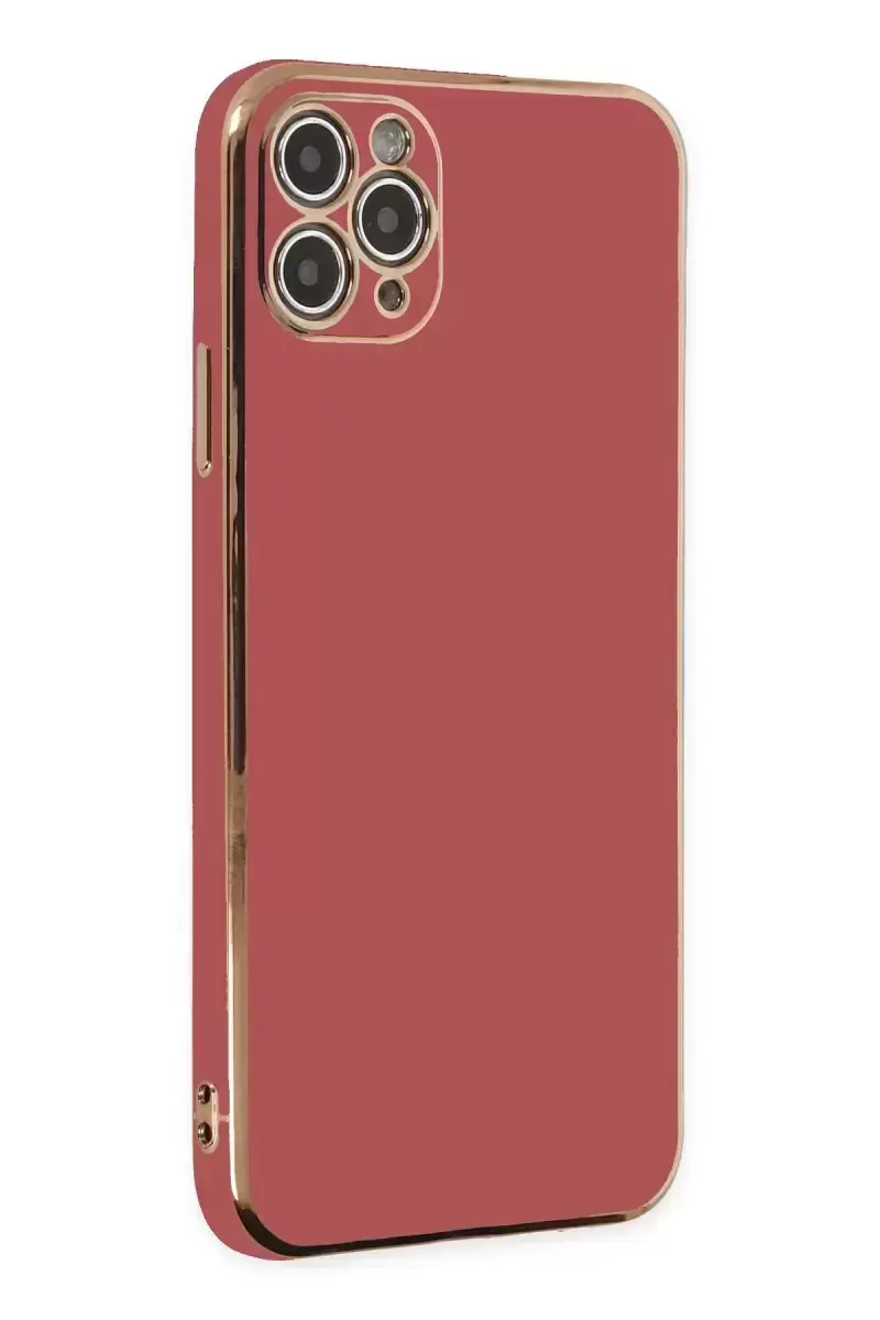 Newface İphone 11 Pro Max Kılıf Volet Silikon - Kırmızı