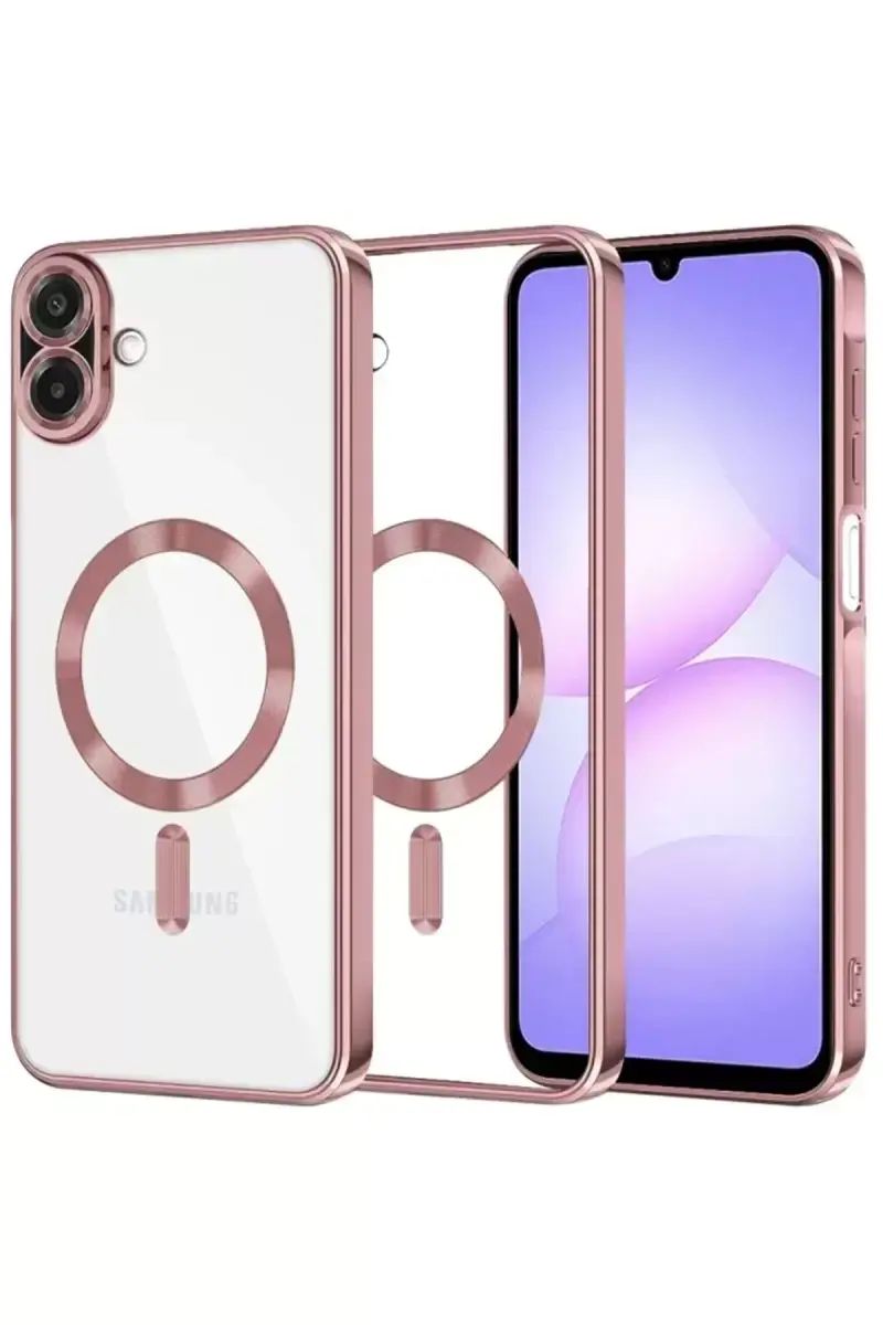Newface Samsung Galaxy A07 4g Kross Magneticsafe Kapak - Rose