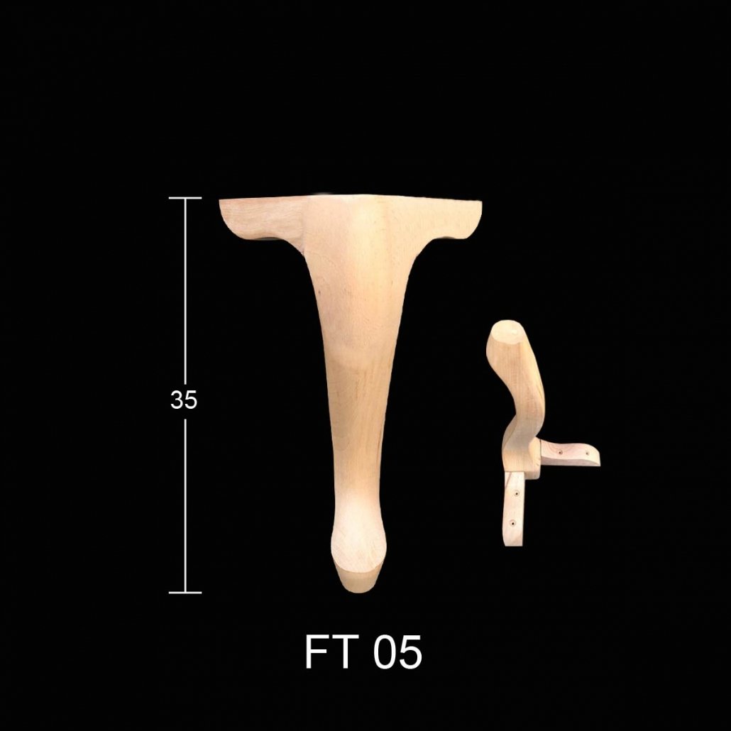 Ahşap Kulaklı Lükens Ayak 35cm