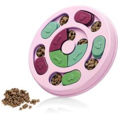 Markapet Kedi Köpek Mama Bulmaca Oyuncağı 3 cm-24 cm Pembe