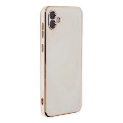 Samsung Galaxy A04 Kılıf Volet Silikon - Beyaz