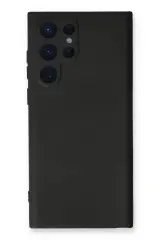 Newface Samsung Galaxy S24 Ultra Kılıf Nano İçi Kadife Silikon - Siyah