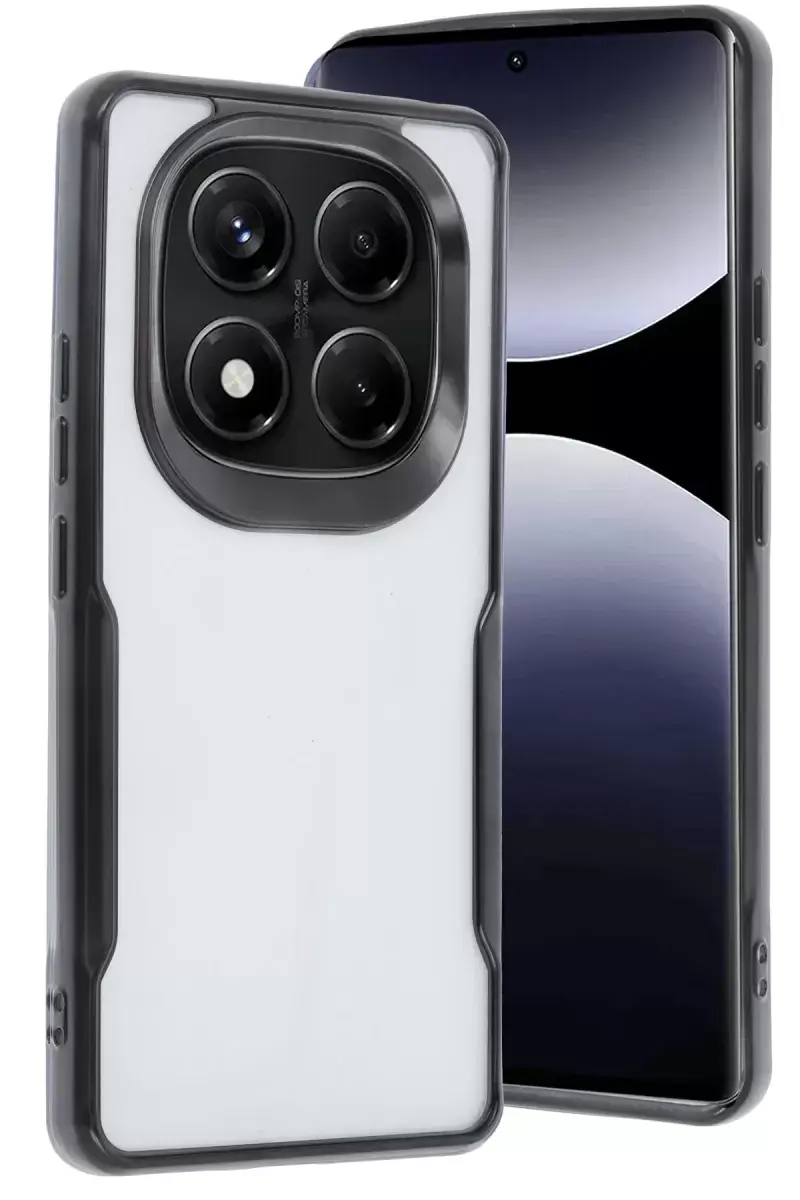Newface Xiaomi Redmi Note 14 Pro 4g Kılıf Boyi Silikon Kapak - Siyah