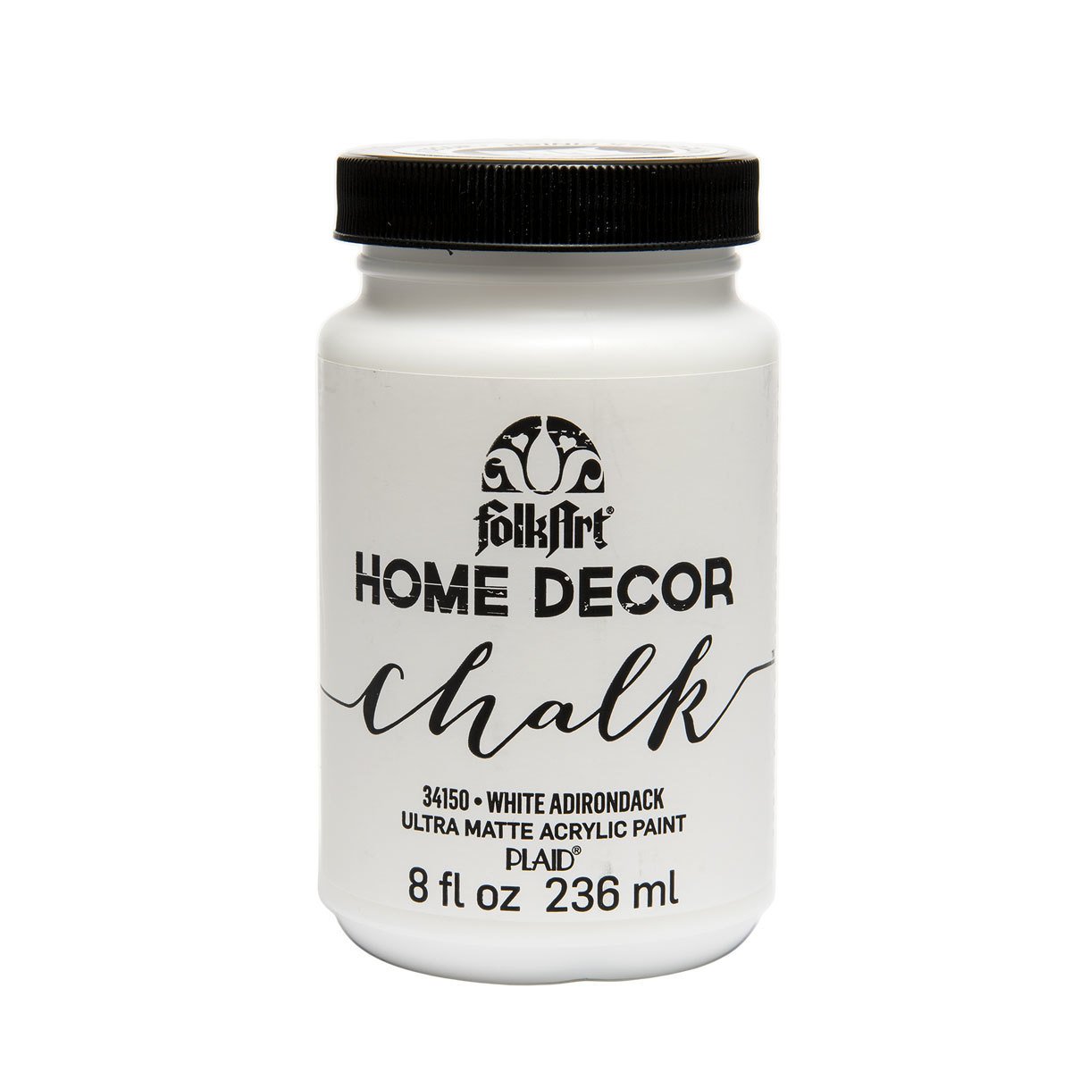Folkart Chalk - Home Decor 236ml White Adirondack