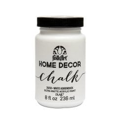 Folkart Chalk - Home Decor 236ml White Adirondack