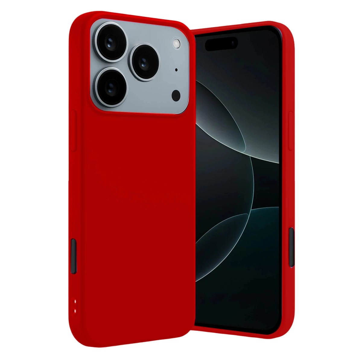İphone 17 Pro Max First Silikon - Kırmızı