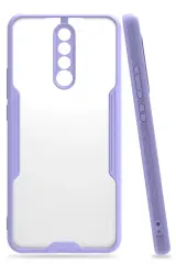 Newface Xiaomi Redmi Note 8 Pro Kılıf Platin Silikon - Lila