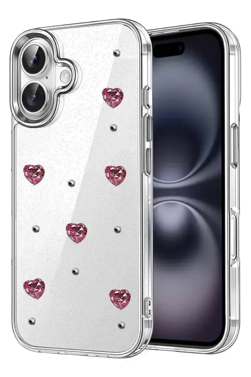 Newface Apple İphone 16 Fiyonk Desenli Kapak - Desen 3