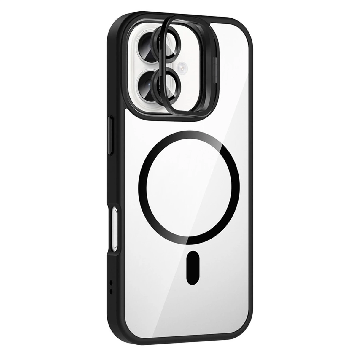 Joko  İphone 16 Plus Remim Lensli Magsafe Standlı Kapak - Siyah