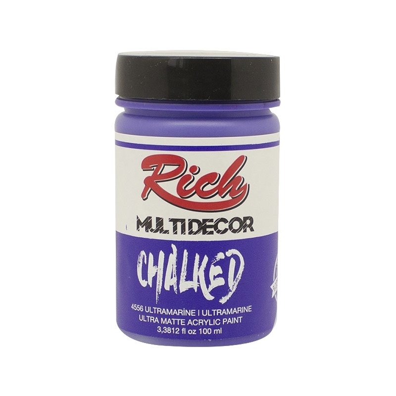 Multidecor Chalked Akrilik Boya - 100cc - Ultramarine - N:4556