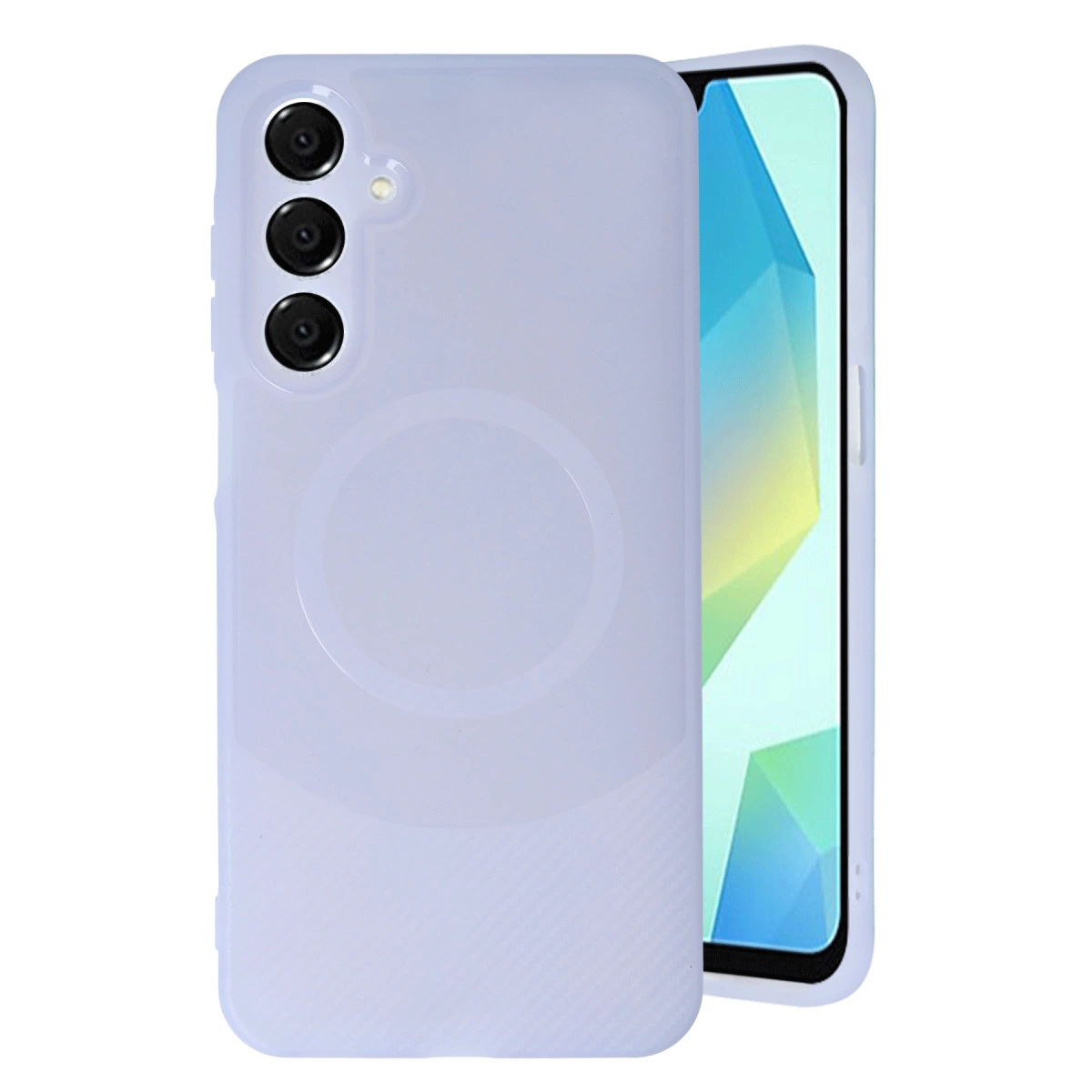 Samsung A56 Kılıf Maya Karbon Kapak - Lila