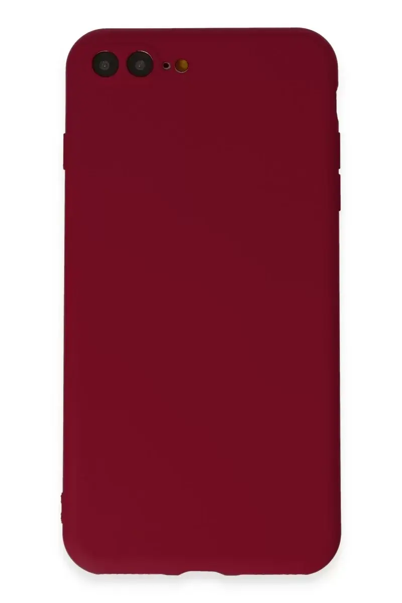 Newface İphone 7 Plus Kılıf First Silikon - Bordo