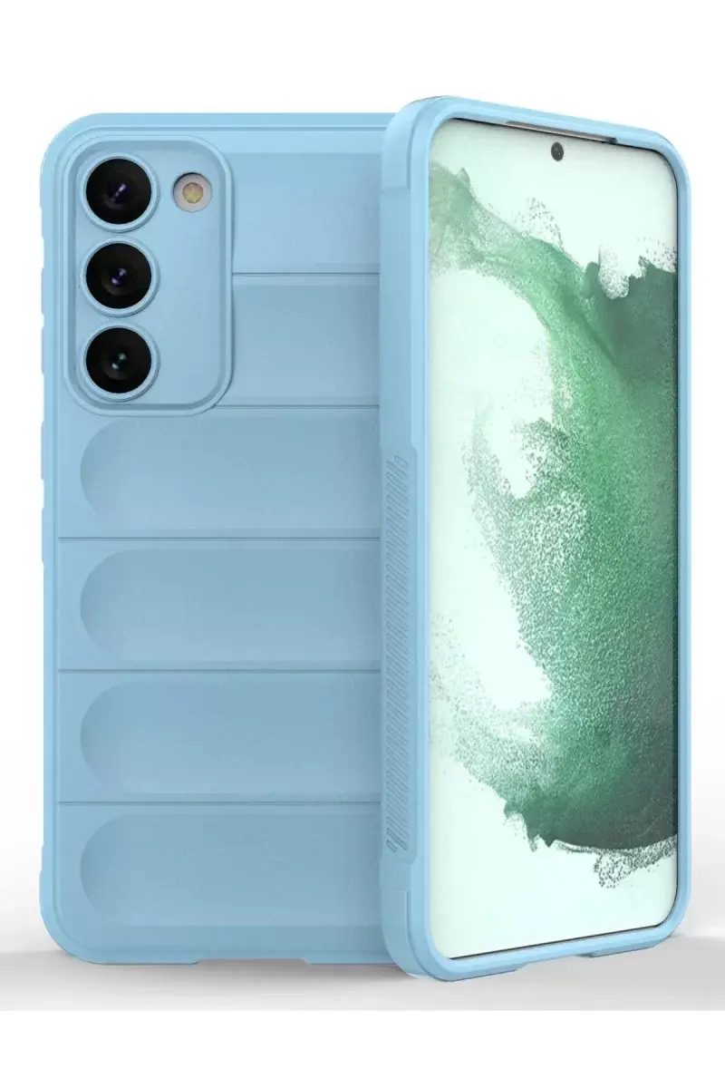 Newface Samsung Galaxy S23 Plus Kılıf Optimum Silikon - Sky Blue