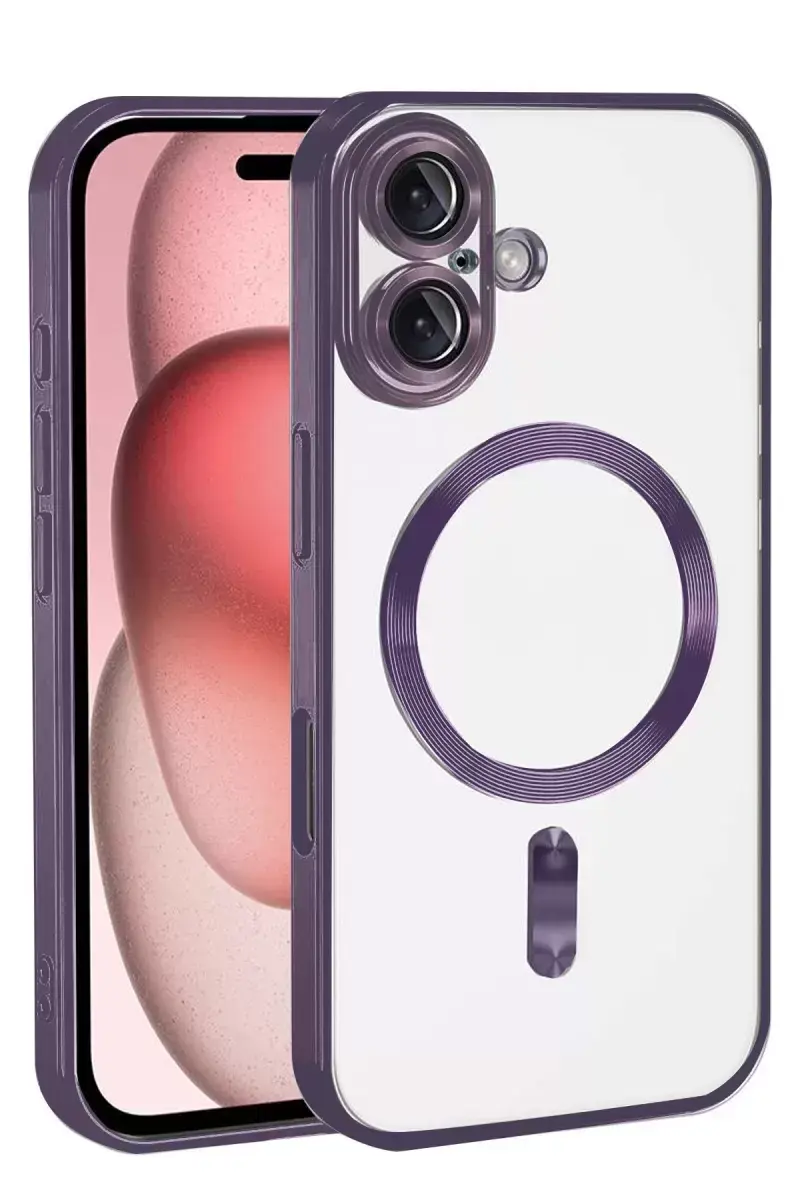 Newface Apple İphone 17 Kross Magneticsafe Kapak - Mor