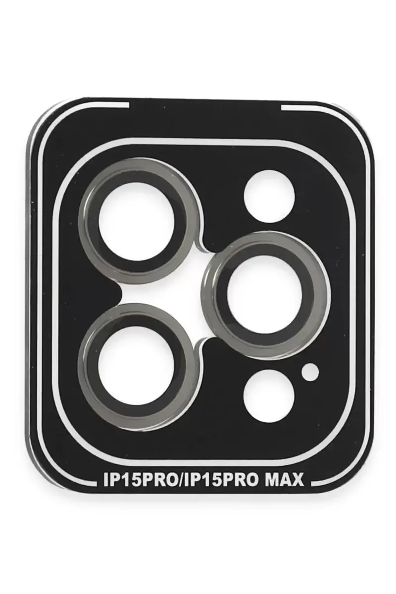 Joko Apple İphone 15 Pro Max Pvd Metal Kamera Lens - Gri
