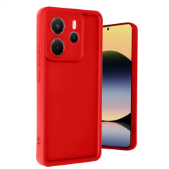 Xiaomi Redmi Note 14 4g Kılıf Viera Silikon - Kırmızı