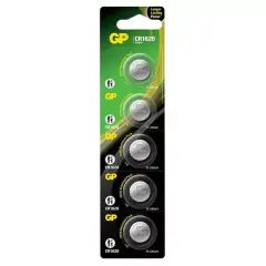 Gp Cr1620 Lityum 3 Volt Pil (5'li Paket)