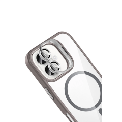 Joko  İphone 16 Plus Remim Lensli Magsafe Standlı Kapak - Titan Gri