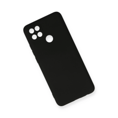 Oppo A15 Kılıf Nano İçi Kadife Silikon - Siyah