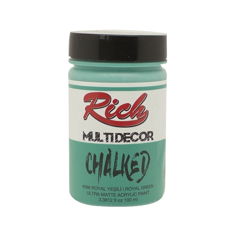 Multidecor Chalked Akrilik Boya - 100cc - Royal Yeşili - N:4566