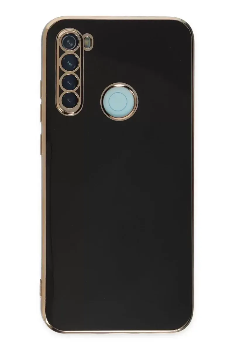 Newface Xiaomi Redmi Note 8 Kılıf Volet Silikon - Siyah