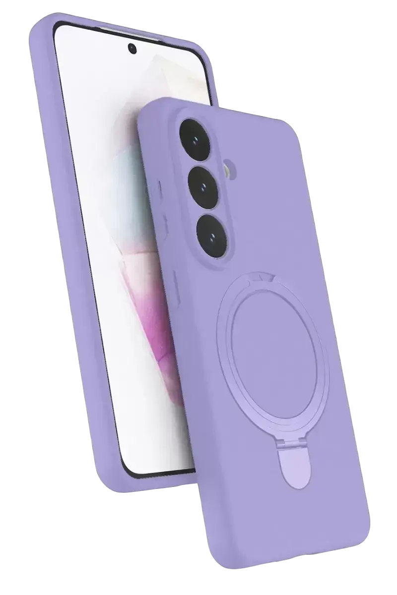 Newface Samsung Galaxy S26 Plus Regal Magsafe Standlı Kapak - Lila